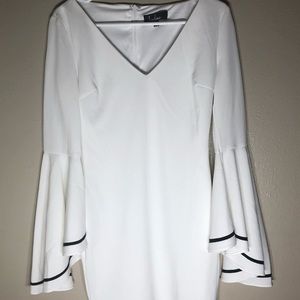 Lulus | white | Dress | long sleeve | midi |